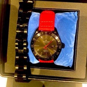 Mens Alpina Alpiner automatic watch like new.